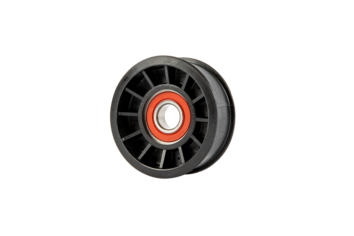 6-Rib, 3.0" Smooth, Flanged Idler Pulley