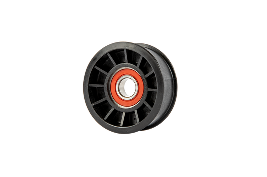 6-Rib, 3.0" Smooth, Flanged Idler Pulley