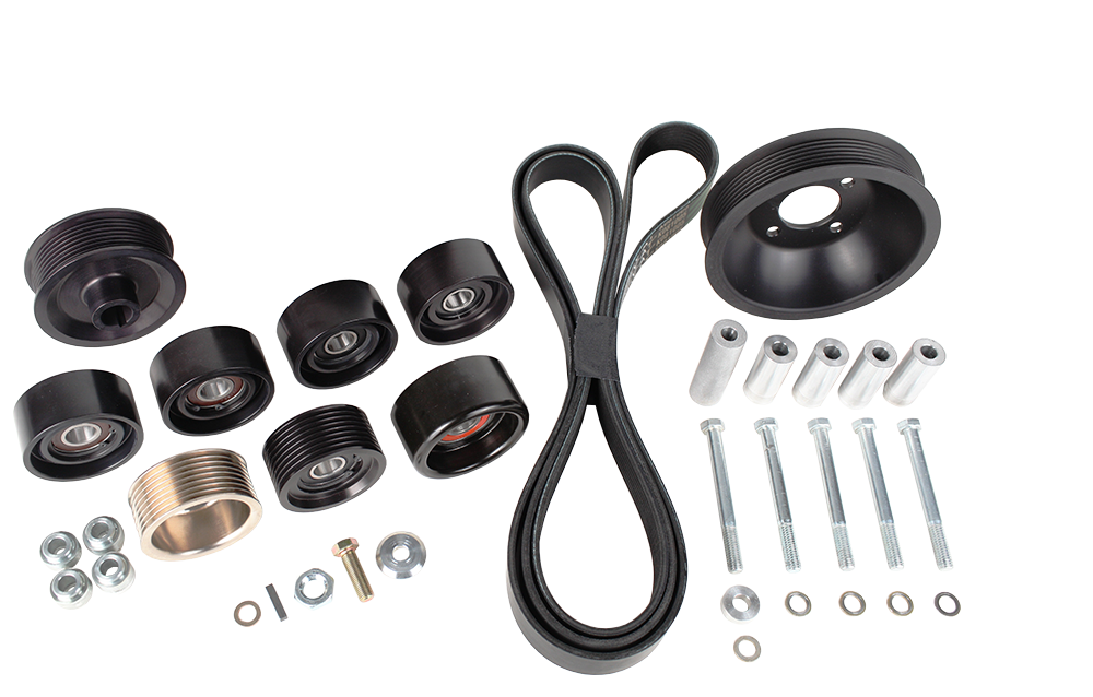 8-Rib Drive Upgrade, 2011-2012 Ford 5.0L Mustang 4-Bolt