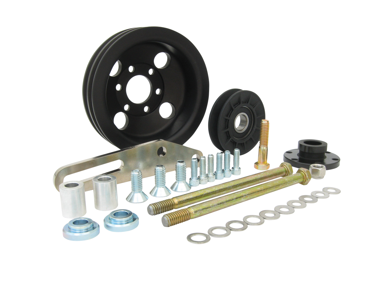 Power Steering Pump Mount Assembly, V-Belt, Small Block Chevy