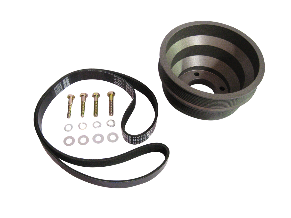 Crank Pulley Assembly, 1986-1993 Ford 5.0 Mustang