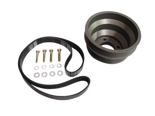 Crank Pulley Assembly, 1986-1993 Ford 5.0 Mustang