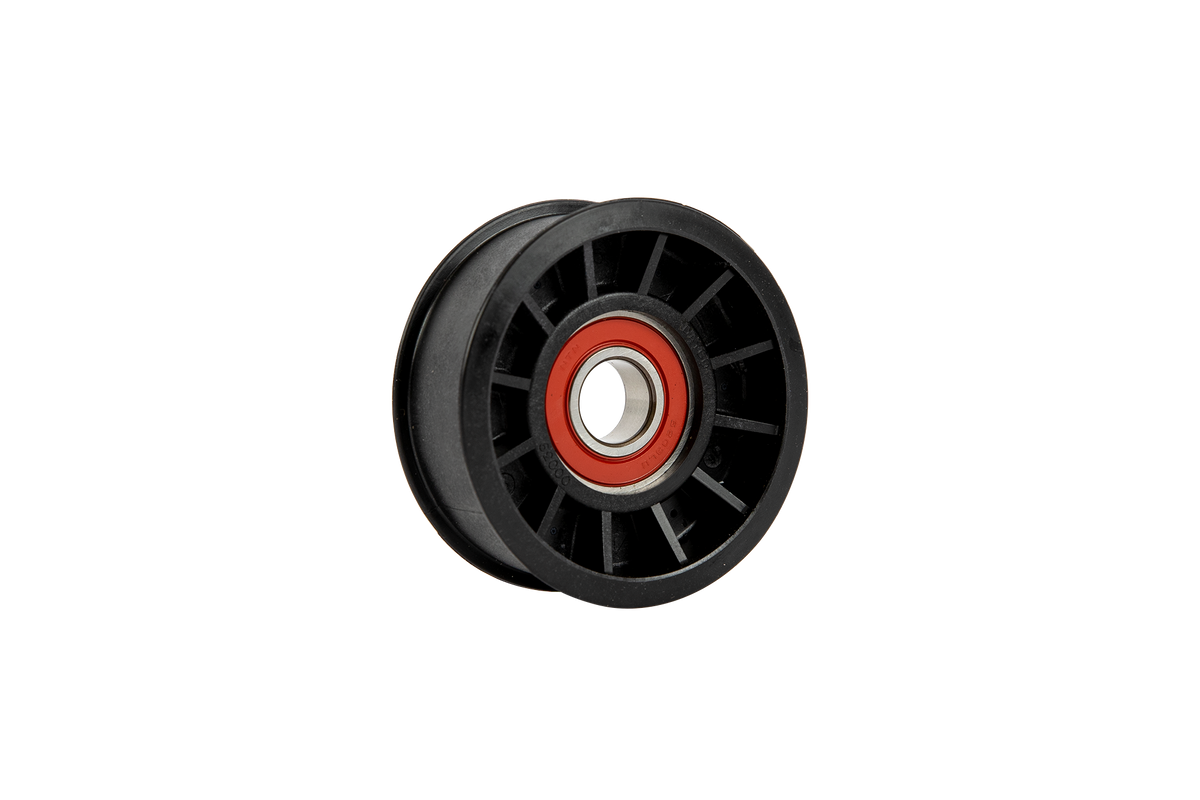 6-Rib, 3.0" Smooth, Flanged Idler Pulley