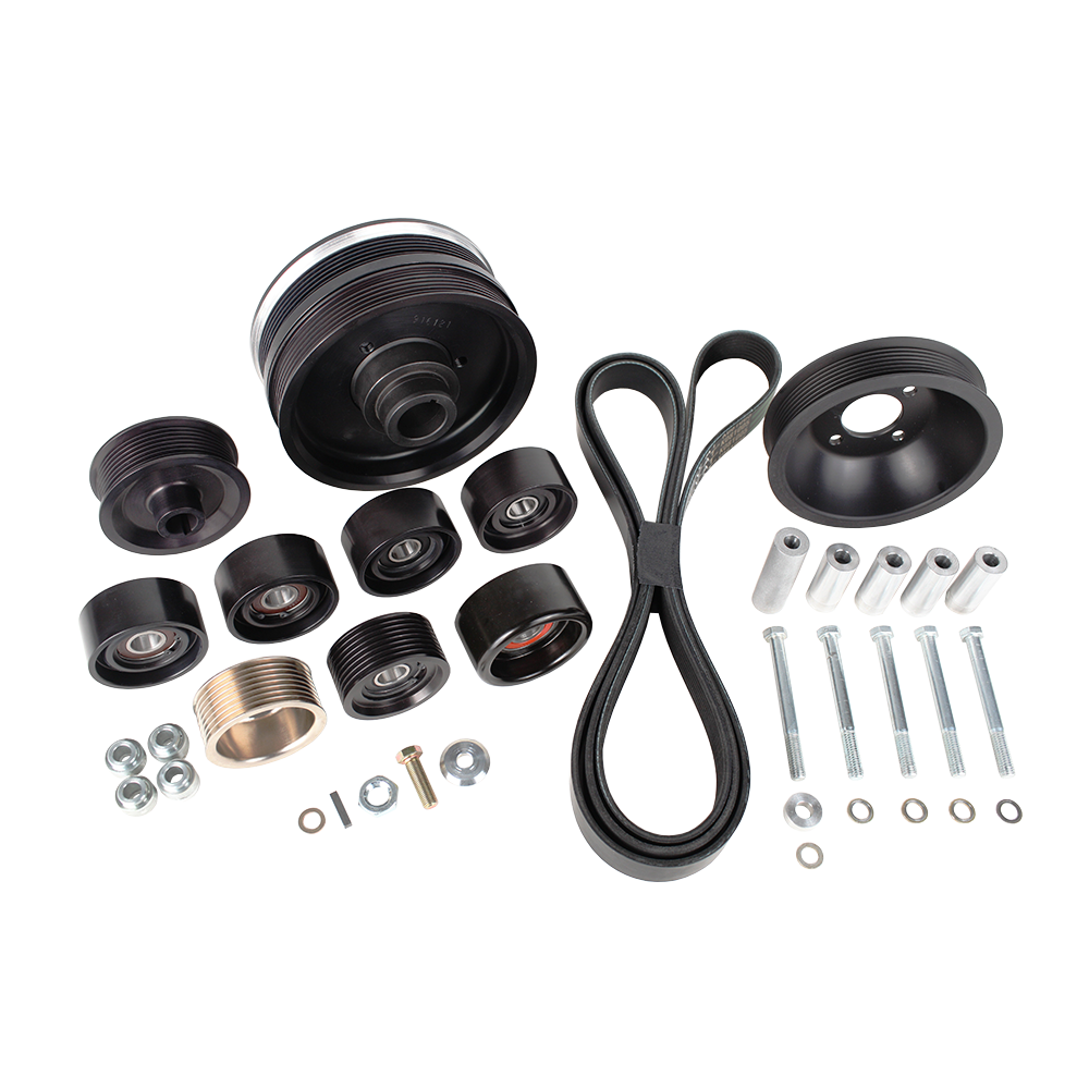 8-Rib Drive Upgrade, 2011-2012 Ford 5.0L Mustang 4-Bolt