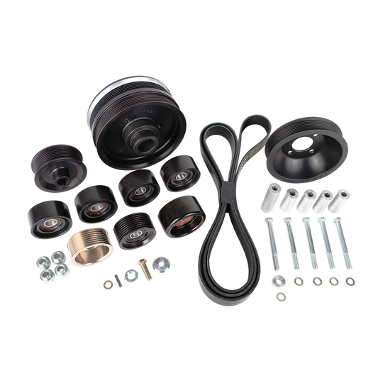 8-Rib Drive Upgrade, 2011-2012 Ford 5.0L Mustang 4-Bolt