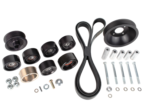 8-Rib Drive Upgrade, 2011-2012 Ford 5.0L Mustang 4-Bolt