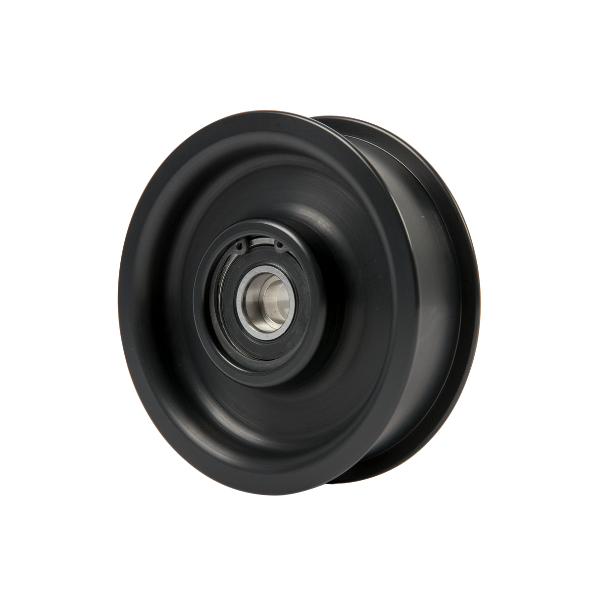 8-Rib, 4.0" Smooth, Flanged Idler Pulley