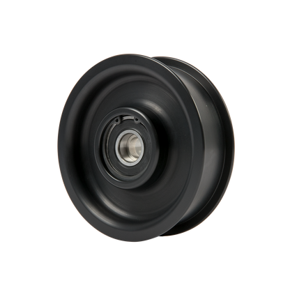 8-Rib, 4.0" Smooth, Flanged Idler Pulley