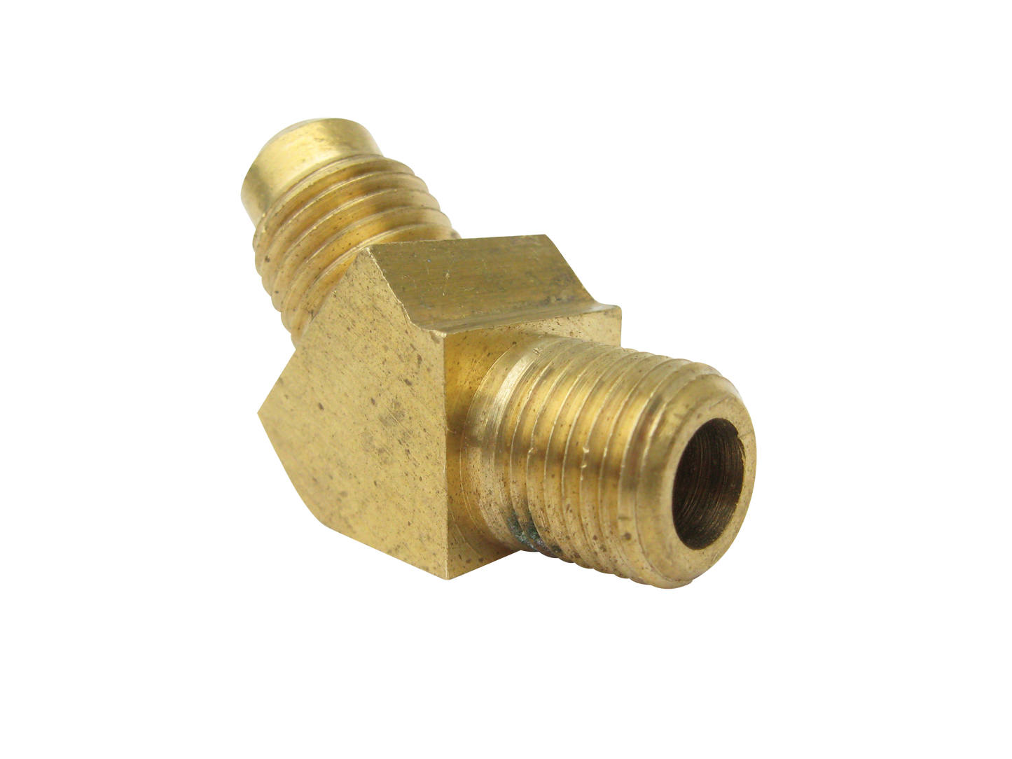 Fitting, 1/8"NPT X 45Â° -4SAE Flare, Brass