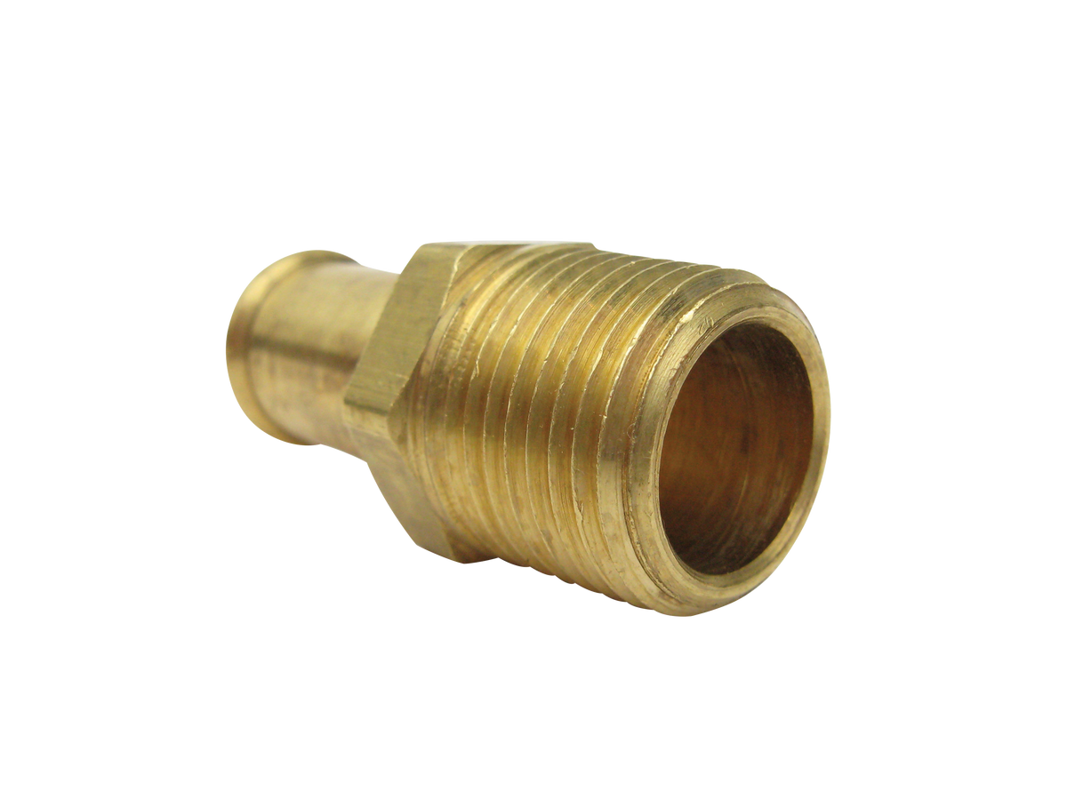 Fitting, 3/8" NPT x 1/2" Beaded Hose Barb