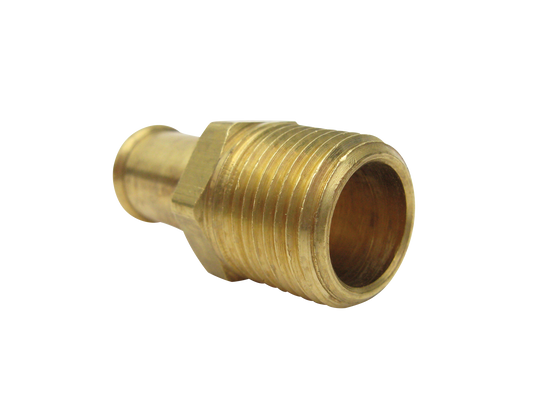 Fitting, 3/8" NPT x 1/2" Beaded Hose Barb
