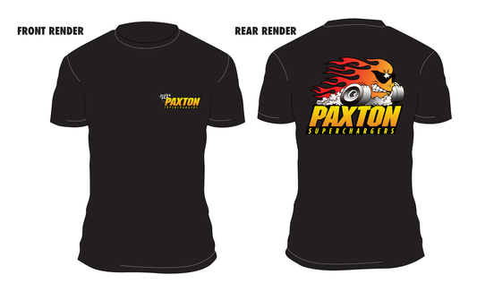Paxton - "Flame Head Dude" Design T-Shirt