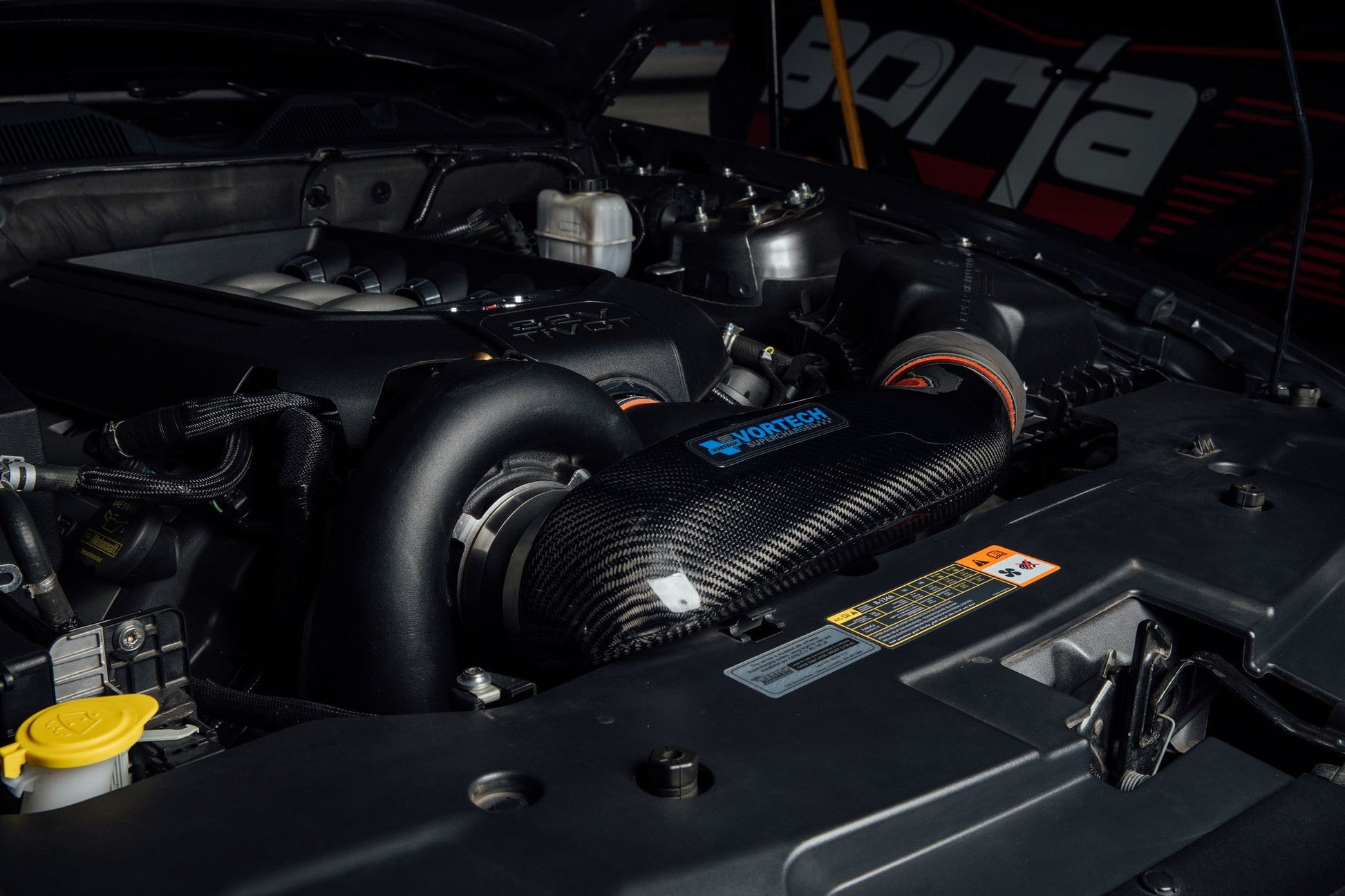Carbon Fiber Air Inlet Ducts for Vortech/Paxton Supercharged 2011-2019 Ford 5.0L Mustang GT