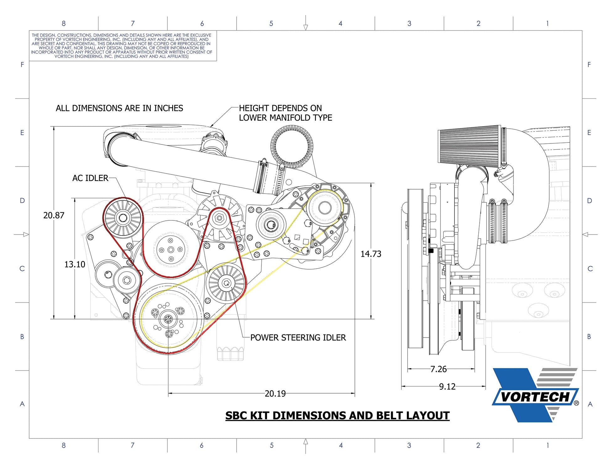 Latest Revision Small Block Chevy Supercharger System